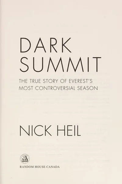 Capa de Dark summit