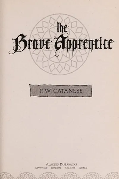 Capa de The brave apprentice