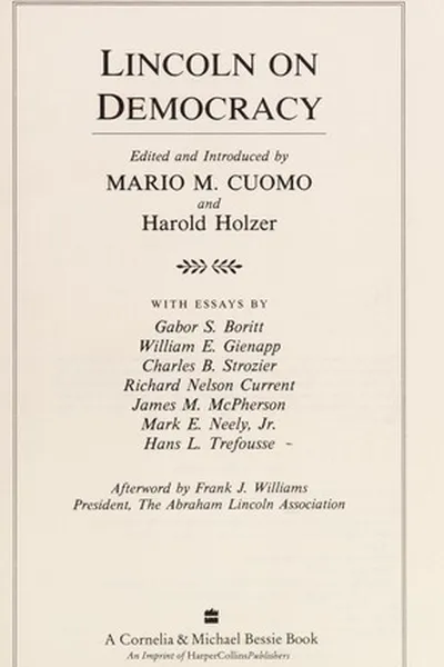Capa de Lincoln on democracy