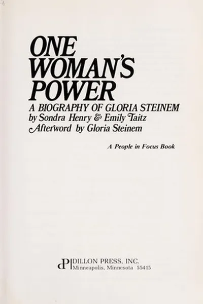 Capa de One woman's power