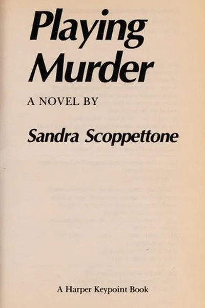 Capa de Playing Murder