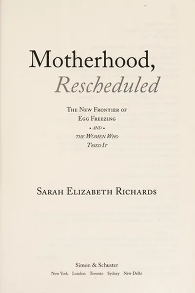 Capa de Motherhood, rescheduled