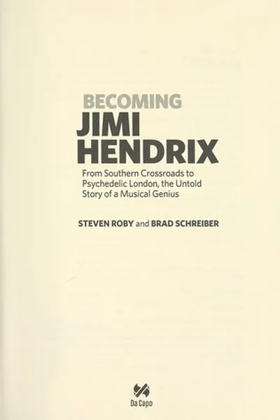 Capa de Becoming Jimi Hendrix