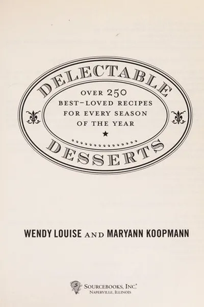 Capa de Delectable desserts