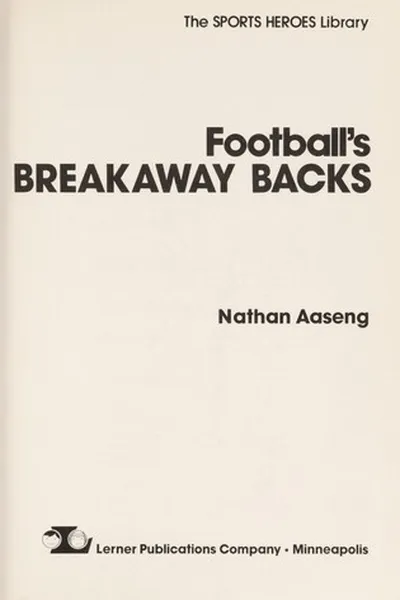 Capa de Football's breakaway backs