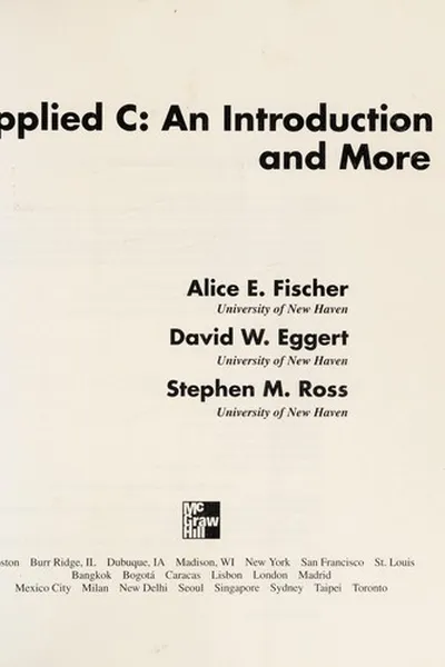 Capa de Applied C : an introduction and more