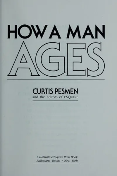 Capa de How a man ages