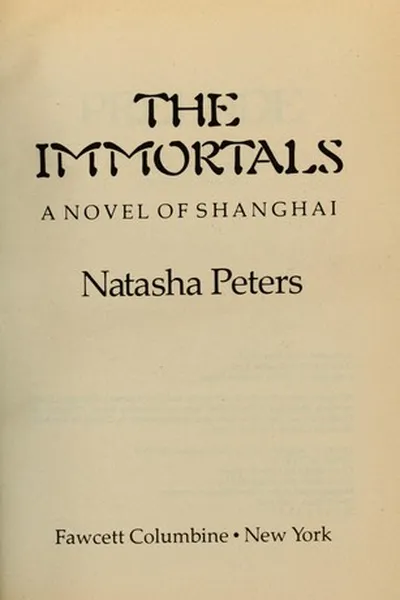 Capa de The immortals