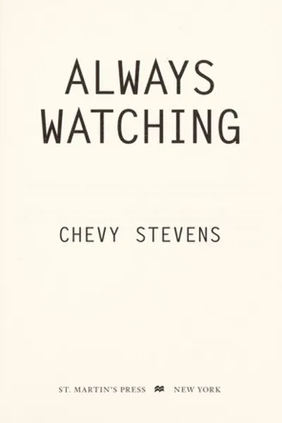 Capa de Always watching