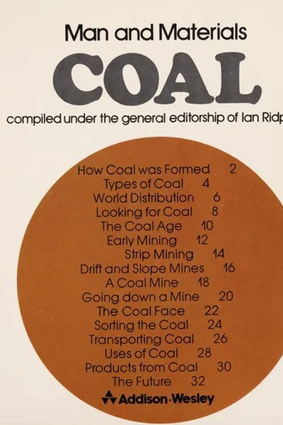 Capa de Man and materials: coal