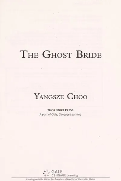 Capa de The ghost bride