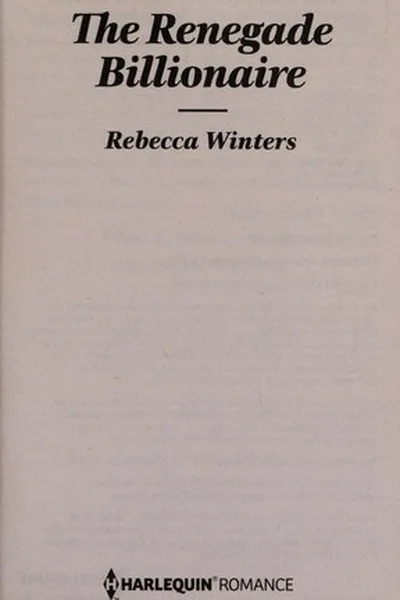 Capa de The Renegade Billionaire