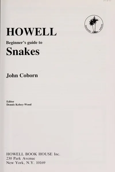Capa de Howell beginner's guide to snakes