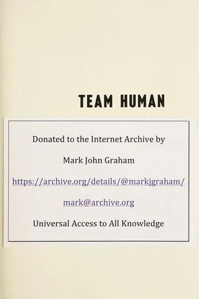 Capa de Team human