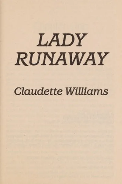 Capa de Lady Runaway