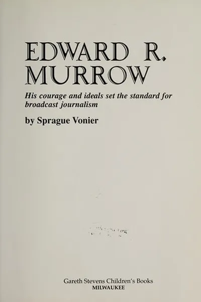 Capa de Edward R. Murrow