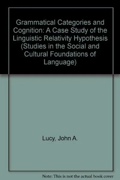 Capa de Grammatical categories and cognition