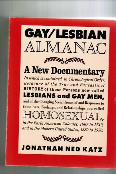 Capa de Gay/Lesbian Almanac