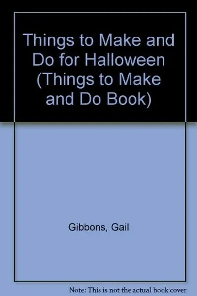 Capa de Things to make and do for Halloween