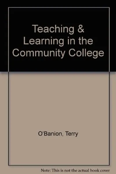 Capa de Teaching & learning in the community college