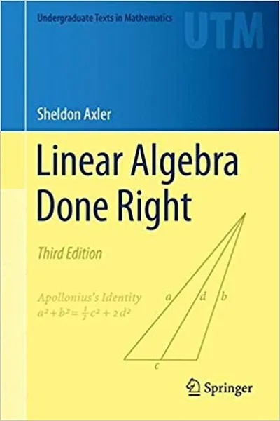 Capa de Linear Algebra Done Right