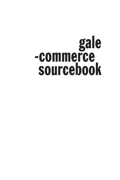 Capa de Gale e-commerce sourcebook