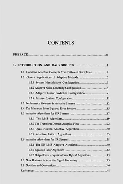 Capa de Advanced Concepts in Adaptive Signal Processing