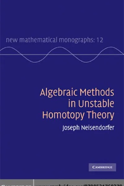 Capa de Algebraic methods in unstable homotopy theory