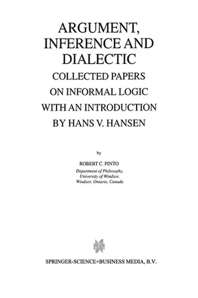 Capa de Argument, Inference and Dialectic