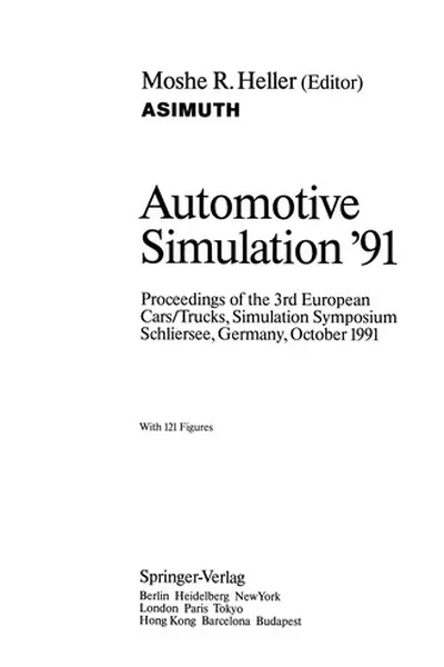 Capa de Automotive Simulation '91