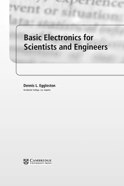 Capa de Basic Electronics for Scientists and Engineers