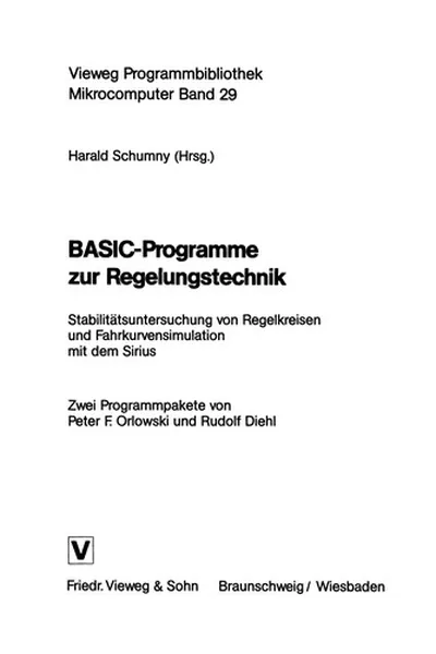 Capa de BASIC-Programme zur Regelungstechnik
