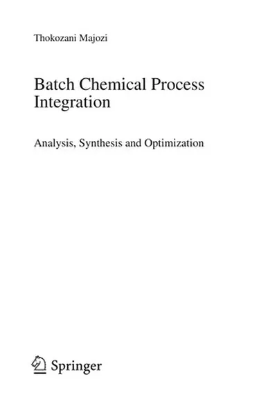 Capa de Batch chemical process integration