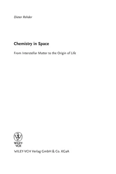 Capa de Chemistry in Space