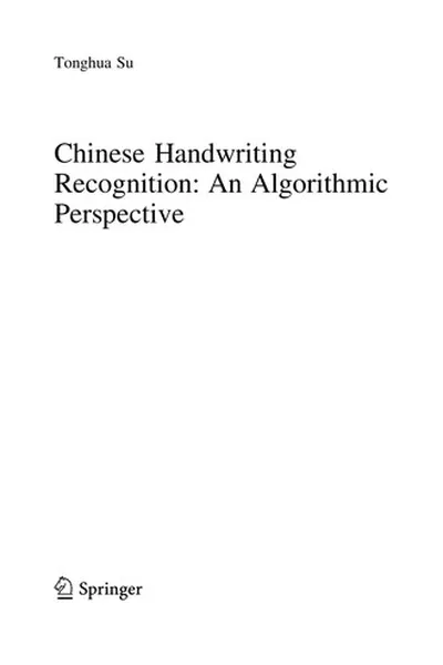 Capa de Chinese Handwriting Recognition: An Algorithmic Perspective