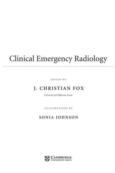 Capa de Clinical emergency radiology