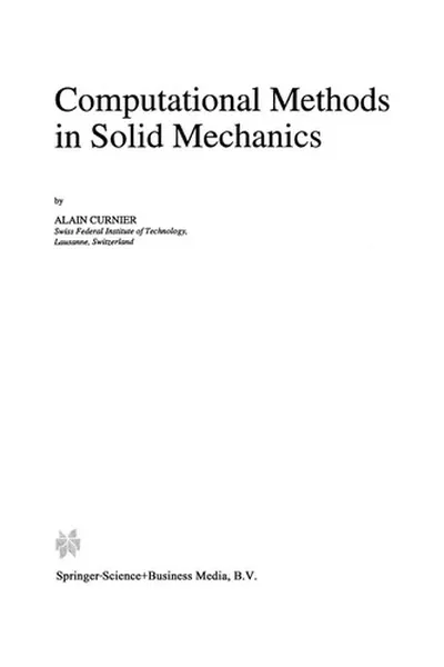Capa de Computational Methods in Solid Mechanics