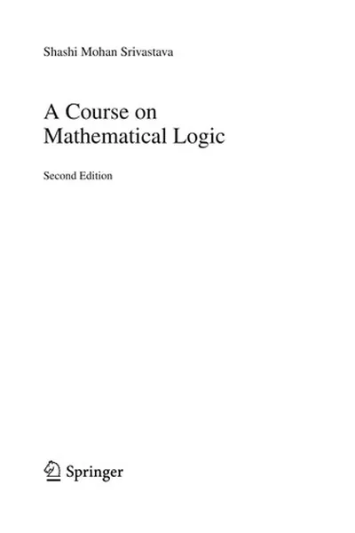 Capa de A Course on Mathematical Logic