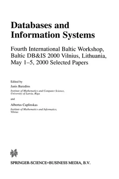 Capa de Databases and Information Systems