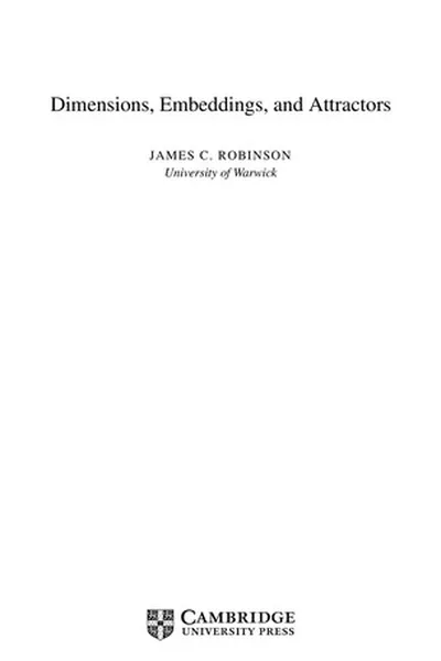Capa de Dimensions, embeddings, and attractors