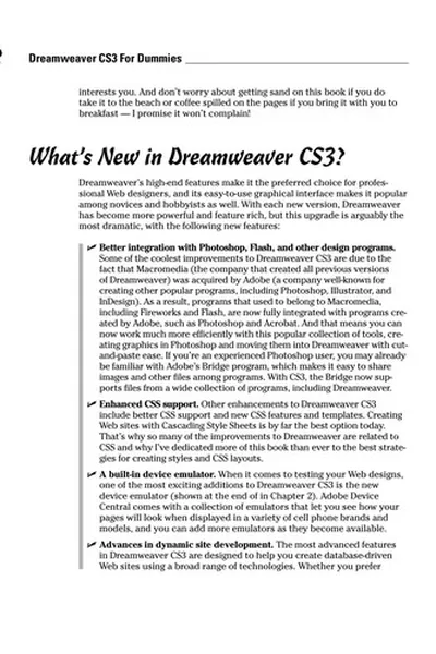 Capa de Dreamweaver CS3 for dummies