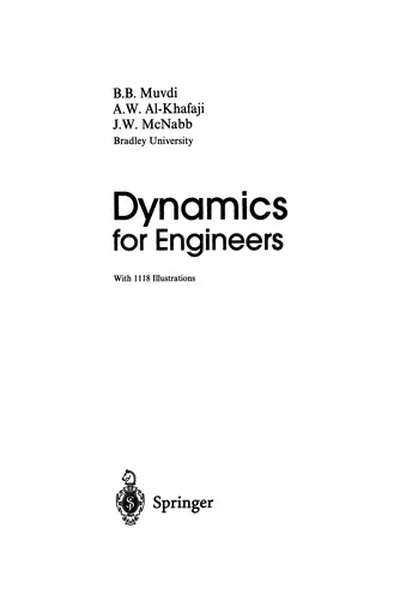 Cover of Dynamics for Engineers
