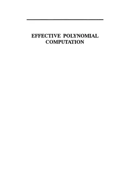 Capa de Effective Polynomial Computation