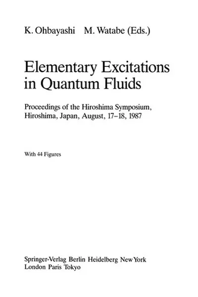 Capa de Elementary Excitations in Quantum Fluids