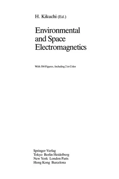Capa de Environmental and Space Electromagnetics