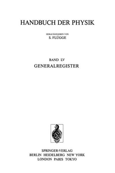 Capa de General Index / Generalregister