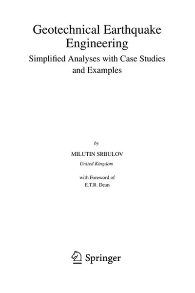 Capa de Geotechnical Earthquake Engineering