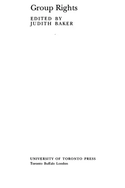 Capa de Group rights