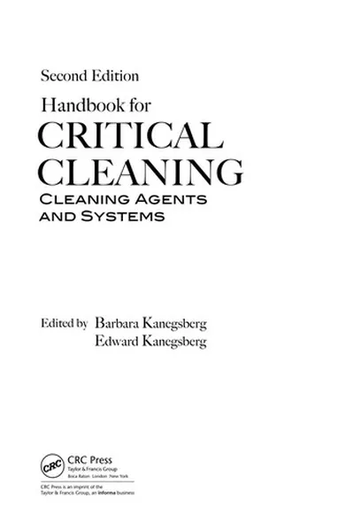 Capa de Handbook for critical cleaning