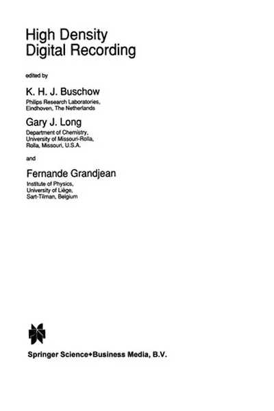 Capa de High Density Digital Recording